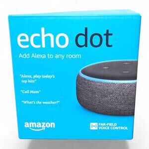 Amazon Echo Dot 3rd Generation - Charcoal - Smart Speaker with Alexa